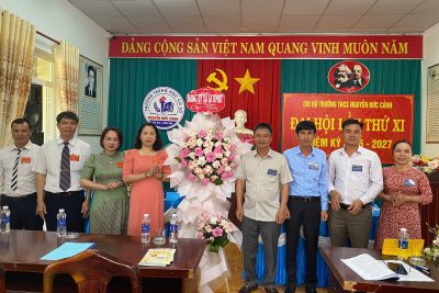 Đại hội chi bộ trường THCS Nguyễn Đức Cảnh, nhiệm kỳ 2025-2027