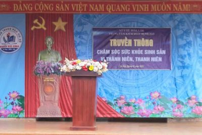 Truyền thông: Chăm sóc sức khoẻ sinh sản vị thành niên, thanh niên 2022
